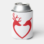 Reindeer Love Kerstdecorative Deer Decorative Blikjeskoeler (Blikje Achterkant)
