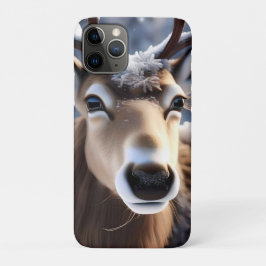 Reindeer Magic: Close-up van de loyale metgezel va Case-Mate iPhone Case