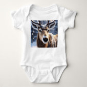 Reindeer Magic: Close-up van de loyale metgezel va Romper (Voorkant)