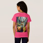Reindeer Magic: Speelse stijl voor kleine sterren! T-shirt (Achterkant volledig)