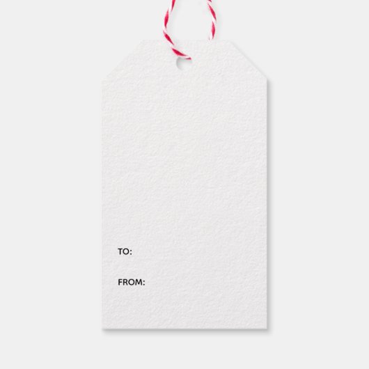 Reindeer Merry Kerstmis - JOY Cadeaulabel (Achterkant)