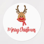 Reindeer Merry Kerstmis - JOY Gift Labels (Design 2)