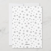 Reindeer Merry Kerstmis van New Home 2 Foto Feestdagenkaart (Achterkant)