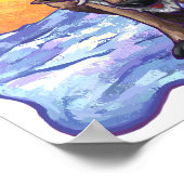 Reindeer mijn Poster (Hoek)