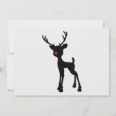 Reindeer Mingle en Jingle Invitation Kaart (Achterkant)