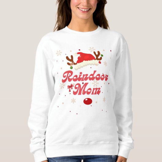 Reindeer Mom Sweatshirts Trui (Voorkant)