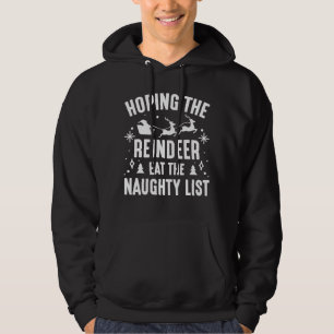 Reindeer Naughty List Hoodie