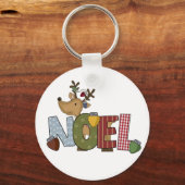 Reindeer Noel Holiday Tshirts en Gifts Sleutelhanger (Voorkant)