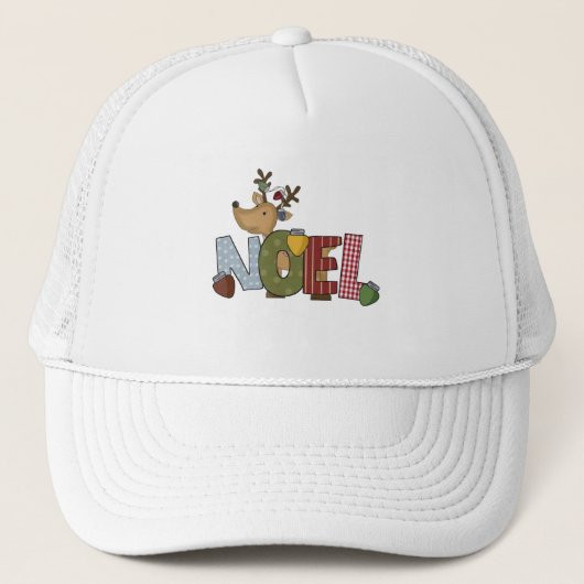 Reindeer Noel Holiday Tshirts en Gifts Trucker Pet (Voorkant)