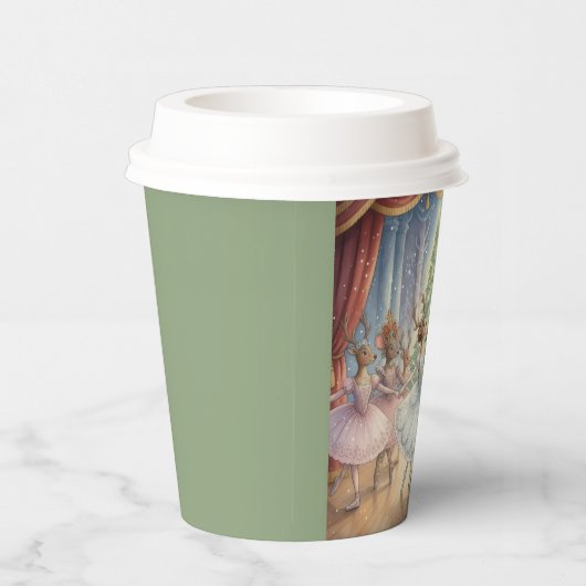 Reindeer Nutcracker Ballet, Paper Cups Papieren Bekers (Rechts)