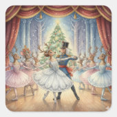 Reindeer Nutcracker Ballet, Stickers (Voorkant)