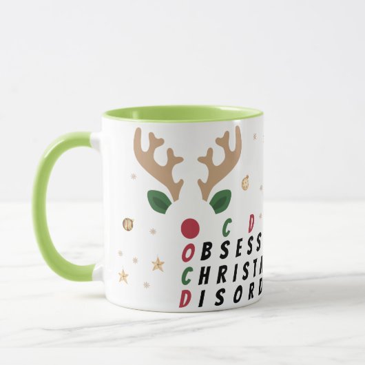 Reindeer OCD aangepast Mok (Links)