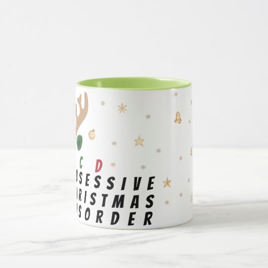 Reindeer OCD aangepast Mok (Midden)