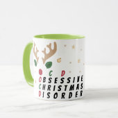 Reindeer OCD aangepast Mok (Voorkant links)