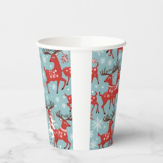 Reindeer Papieren Bekers (Links)