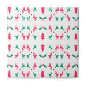 REINDEER PATTERN TEGELTJE (Voorkant)