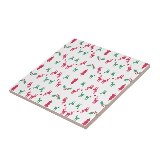 REINDEER PATTERN TEGELTJE (Zijkant)