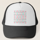 REINDEER PATTERN TRUCKER PET (Voorkant)