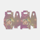 Reindeer + Photo Favor Box Bedankdoosjes (Uitgevouwen)