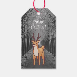 Reindeer, Pixel Art, pixelart Merry Christmas  Cadeaulabel
