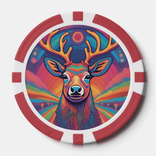 Reindeer Poker Chips (Voorkant)