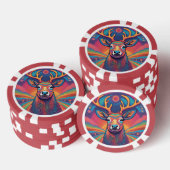 Reindeer Poker Chips (Opstapeling)