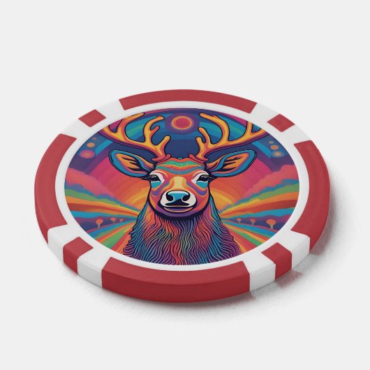 Reindeer Poker Chips (Enkel)