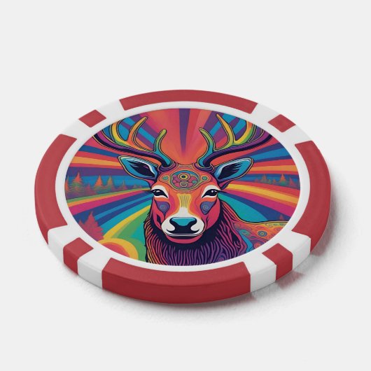 Reindeer Poker Chips (Enkel)