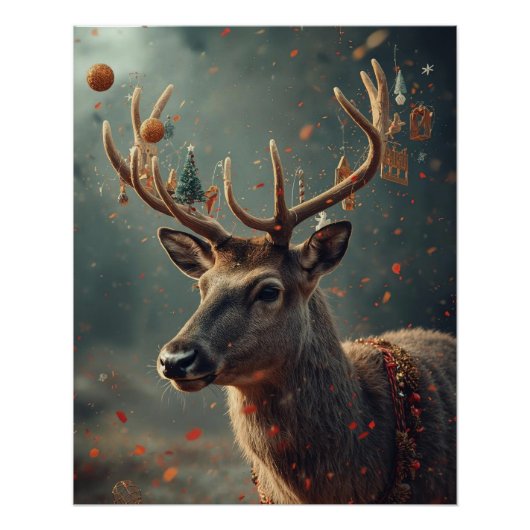 Reindeer Poster (Voorkant)
