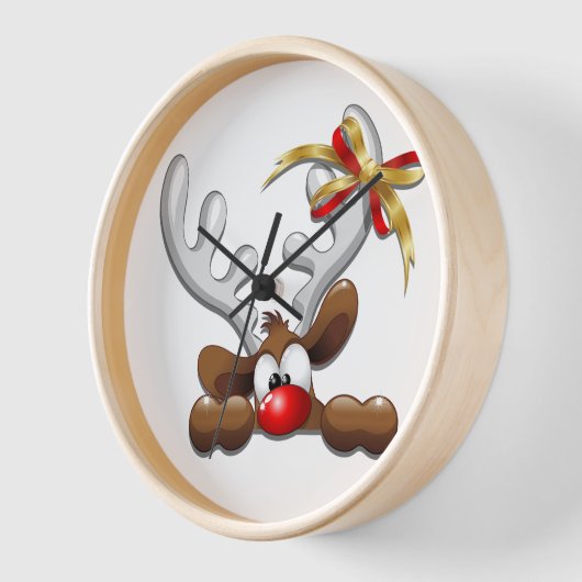 Reindeer Puzzled Funny Kerstpersonage (Hoek)