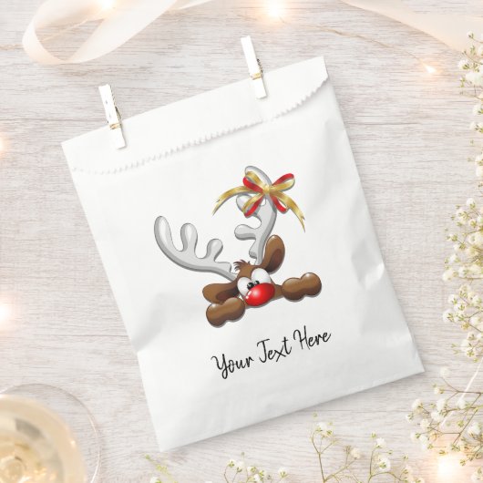 Reindeer Puzzled Funny Kerstpersonage Bedankzakje (Geknipt)