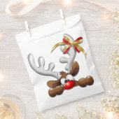 Reindeer Puzzled Funny Kerstpersonage Bedankzakje (Geknipt)