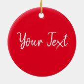 Reindeer Puzzled Funny Kerstpersonage Keramisch Ornament (Achterkant)