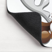 Reindeer Puzzled Funny Kerstpersonage Muismat (Hoek)