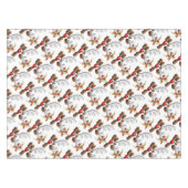 Reindeer Puzzled Funny Kerstpersonage Tafelkleed (Voorkant (Horizontaal))