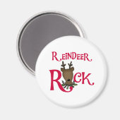 Reindeer Rock Magneet (Voorkant / Achterkant)