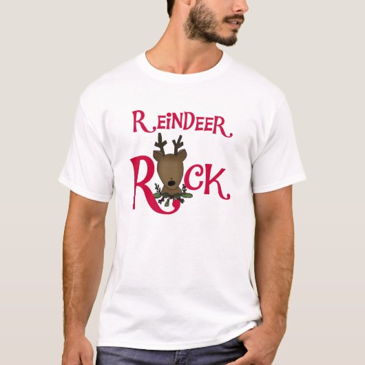 Reindeer Rock T-shirt (Voorkant)