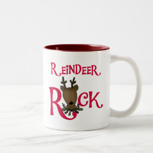 Reindeer Rock Tweekleurige Koffiemok