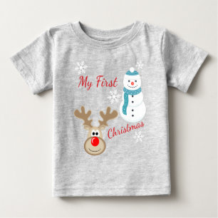 Reindeer Rudolph, Snowman Baby, 1 Kerstmis