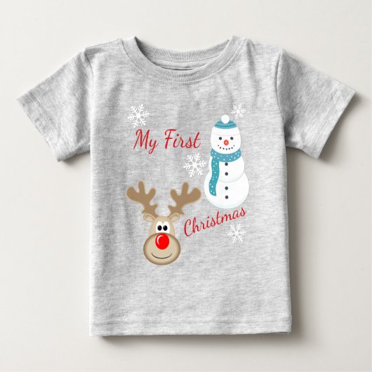 Reindeer Rudolph, Snowman Baby, 1 Kerstmis (Voorkant)