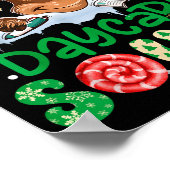 Reindeer Santa Hat Daycare Squad Teacher Christmas Poster (Hoek)