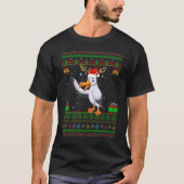 Reindeer Santa Hat komt overeen met Ugly Albatross T-shirt (Voorkant)