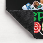 Reindeer Santa Hat Sped Squad Teacher Funny Christ Muismat (Hoek)