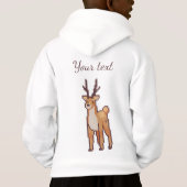 Reindeer, Santa pixelart, Pixel Art (Achterkant)