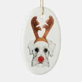 Reindeer Schnauzer Ornament (Rechts)