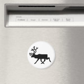 Reindeer Silhouette Magneet (Insitu (Vaatwasser))