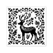 Reindeer Silhouette Zelfinktende Stempel (Design)