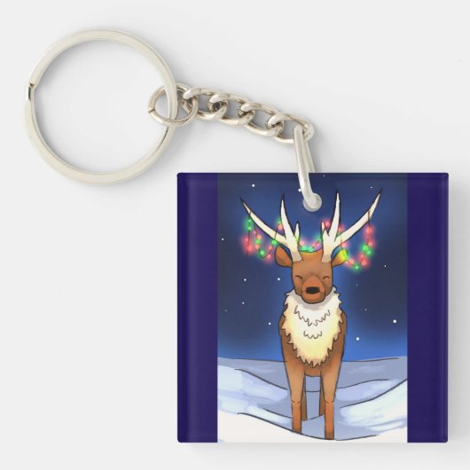 Reindeer  sleutelhanger (voorkant)