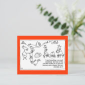 Reindeer Smores Briefkaart (Staand voorkant)