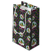 Reindeer Snow Globes Klein Cadeauzakje (Achterkant Gekanteld)